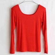 Spritech(TM) Women's Soft Modal Slim Long Sleeve Crew Neck Shirt Base Shirt N9