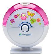 PureGuardian H1010P 14-Hour Ultrasonic Cool Mist Humidifier, Table Top, Pink with Kids Decals N2