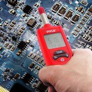 PYLE Meters PTHM20 Temperature and Humidity Meter with Dew Point and Wet Bulb Temperature N5