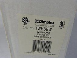 Dimplex TWHSB Surface Mount Box, White N3