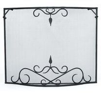 Minuteman International GSB-3931 Bostonian Curved Fire Screen, Small