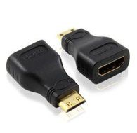 new For HDTV Mini HDMI(Type C) Male to HDMI(Type A) Female Adapter Connector N2