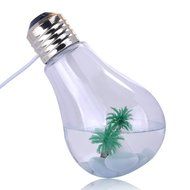USB Mini 400ml Colorful Bulb humidifier Air Purifier Atomizer with colorful Night Light for Household Office Bedroom... N4