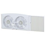 Pelonis FW23-A1 3 Speed 9 Inch Twin Window Fan (White)