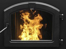 Pleasant Hearth Cabinet Style 50000 BTU's Pellet Stove with 120-Pound Hopper N10