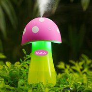 Ultrasonic Cool Mist Humidifier,Dizaul Mushroom Humidifier 200ml for skin moisturing,stealth mask with No Noise... N24