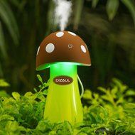 Ultrasonic Cool Mist Humidifier,Dizaul Mushroom Humidifier 200ml for skin moisturing,stealth mask with No Noise... N28