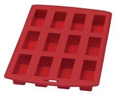 Harold Import Company European-Grade Silicone Rose Levy Beranbaum's Marvelous Mini Cake Pan, Red N2
