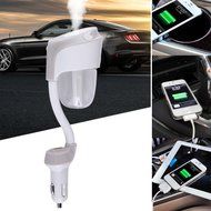 Alloet New Mini USB Car Charger Air Humidifier Diffuser Oil Aroma Mist Purifier (White) N10