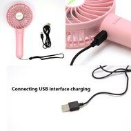 LIPPO Household USB Fan Portable Summer Cooling Fan 2-way Powered Convenient Mini Cooler (Palm-Leaf 183, Black) N21