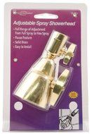 Waxman 7652100B Adjustable Showerhead, Brass by Waxman