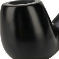 Scotte(TM) superior ebony tobacco pipe 9mm filter smoking pipe set in black box N7
