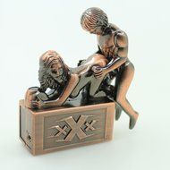 Creative Sexy Sex Women Men Couple Lover Windproof Refillable Cigarette Cigar Lighter Fire Starter with Sound... N17
