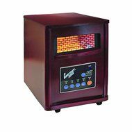 Comfort Zone&reg; Quartz Wood Cabinet Heater with remote control CZ2022C