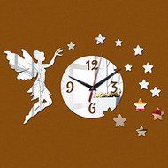 EverTrust(TM) top fashion Acrylic Quartz wall clocks reloj de pared new novelty big angel mirror art clock safe... N2