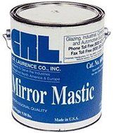 CRL Heavy Bodied Mirror Mastic - 1 Gallon by CRL
