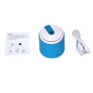 DZT1968 Home Mini Ultrasonic Aroma LED USB Humidifier Air Diffuser Purifier Atomizer blue N5