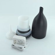 Samyo Ceramic Vase Aromatherapy Essential Oil Purifier Diffuser Air Humidifier (white) N9