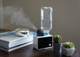 SPT SU-1053B Personal Humidifier, Black/White N4