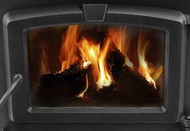 Pleasant Hearth 2,200 Square Feet Wood Burning Stove, Large N13