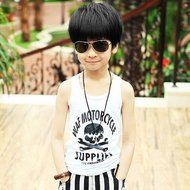 Spritech(TM) Pretty Boy Prince Stylish Deep Brown Fluffy Realistic Short Hair Wig Fiber Synthetic Wig for 5-10... N4