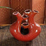 FEI&amp;S Creative ceramic fountain water ornaments home decorations humidifier flowing water fountain in the living... N15