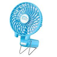 ASSIS Multipurpose Collapsible Portable Fan Outdoor Fan Clip Fan Desktop Fan 3 Speed (Black) N8