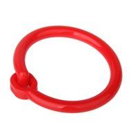 SODIAL(R) 20pcs Diameter Scrapbook Book Ring - Red N5