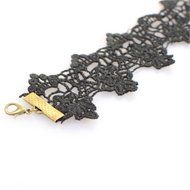 Lady Jewelry Fashion Sexy Index Gothic Black Lace Swallow Anklets