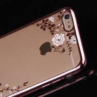 iPhone 7 Case,iPhone7 Case,ikasus Mini Love Heart Glitter Bling Crystal Rhinestone Diamonds Clear Rubber Golden... N33