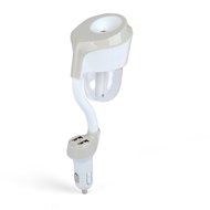 Happy-top Portable Mini 50ml Travel Ultrasonic Cool Mist Aroma Car Air Humidifier with Dual USB Charger Port,... N20