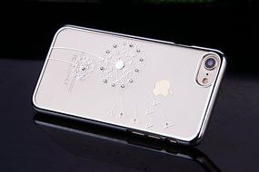 iPhone 7 Case,iPhone7 Case,ikasus Mini Love Heart Glitter Bling Crystal Rhinestone Diamonds Clear Rubber Golden... N41