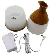 120ML Ultrasonic Aromatherapy Essential Oil Diffuser Cool Mist Humidifier with 7 Colors LED Light Waterless Auto... N5