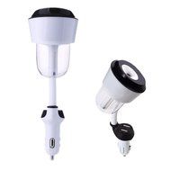 Happy-top Portable Mini 50ml Travel Ultrasonic Cool Mist Aroma Car Air Humidifier with Dual USB Charger Port,... N25
