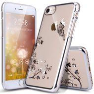 iPhone 7 Case,iPhone7 Case,ikasus Mini Love Heart Glitter Bling Crystal Rhinestone Diamonds Clear Rubber Golden... N49