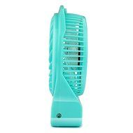 YL-VV@ Taidea UF-TDF02 Mini Portable Mute USB 18650 Rechargeable Battery Fan PC USB Cooler Table Fan with LED... N13