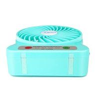 YL-VV@ Taidea UF-TDF02 Mini Portable Mute USB 18650 Rechargeable Battery Fan PC USB Cooler Table Fan with LED... N14