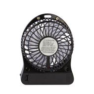 innobay 4-inch Personal Battery Operated Fan Rechargeable with LED Light, Quiet (Black) N8