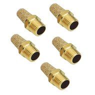 TOOGOO(R) 5 Pcs Solenoid Valve Pneumatic Filter Noise Silencer 1/4" PT Thread