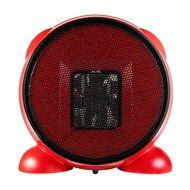 Ussuperstar Ceramic Portable Cartoon Shaped Fan Heater With Adjustable Thermostat (Black) N6