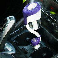 Cideros Aroma Diffuser Car Charger Humidifier Air Purifier with 2 Port USB Charger Aromatherapy Essential Oil... N15