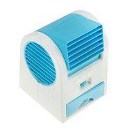 Starsource Aroma Air Conditioner Perfume Cooling Cooler Bladeless Fragrance Table Mini Fan Purple N6