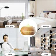 Essential Oil Diffuser, SCOPOW 300ml Wood Grain Cool Mist Aroma Diffuser with [ Timer, Auto Shut-off, 7 Colors... N7