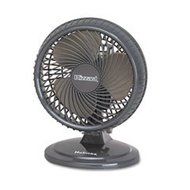 Lil' Blizzard 7" Two-Speed Oscillating Personal Table Fan, Plastic, Black