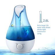 Seneo Cool Mist Ultrasonic Humidifier Personal Humidifier with 24-hour Per Fill, 380ml/hour Ultra high Humidifying... N6