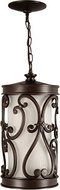 Exteriors Z5321-98-LED Glendale LED 1 Light Pendant with Frosted Textured Glass, Aged Bronze by Exteriors