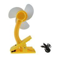 Greenery 360 Degree Rotating Antique USB Powered Plug Charging Ultra-quiet Metal Desktop Table Fan Super Mute... N14