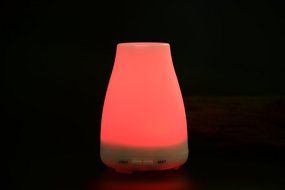 Tigerhu Ultrasonic Air Aroma Humidifier With Changing 7 Color LED Lights Electric Aromatherapy Essential Oil Aroma... N4