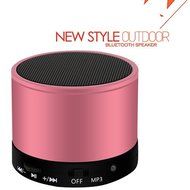 Wireless Bluetooth Speaker, Portable Stereo Outdoor Sports Lightweight Round Design Waterproof for Bathroom, Pool... N6
