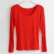 Spritech(TM) Women's Soft Modal Slim Long Sleeve Crew Neck Shirt Base Shirt N13